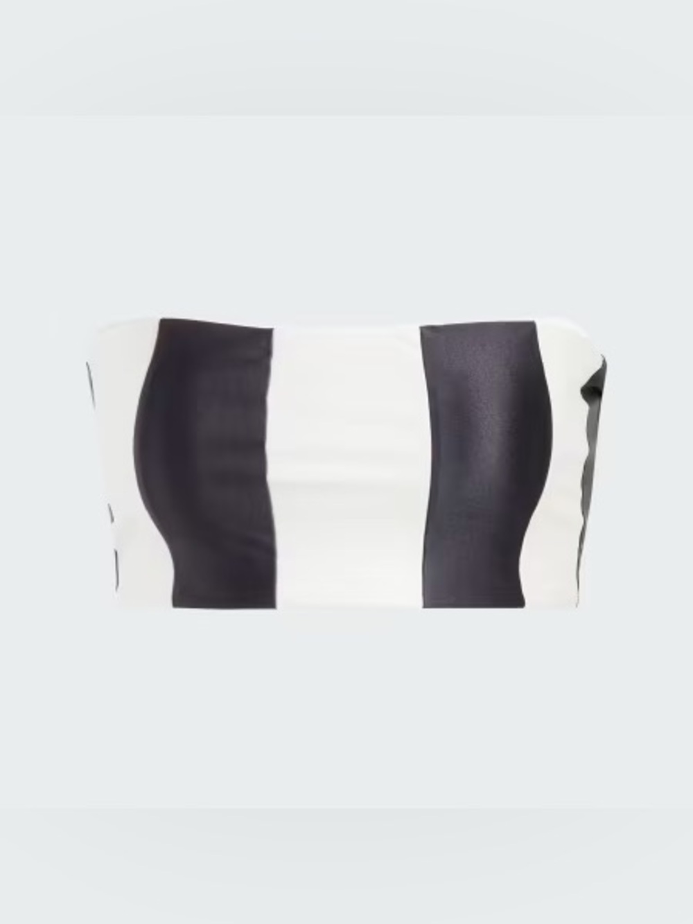 Adidas Originals Loop Bandeau Top Black White Size L NWT